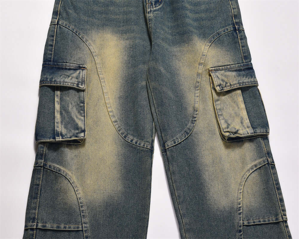 Fashion Work Clothes Pocket Jeans For Men - Abysaz Kollectionz