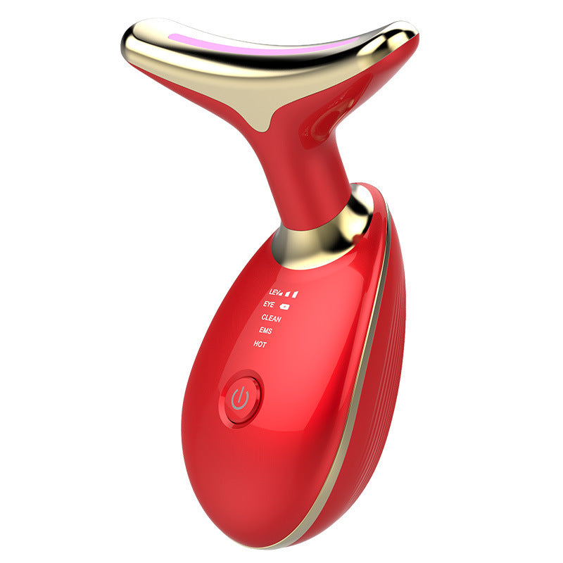 EMS Thermal Neck Lifting And Tighten Massager Electric Microcurrent Wrinkle Remover Abysaz Kollectionz