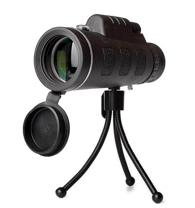 Abysaz Kollectionz Compatible with Apple, Monocular Telescope Zoom Scope with Compass Phone Clip Tripod - Abysaz Kollectionz