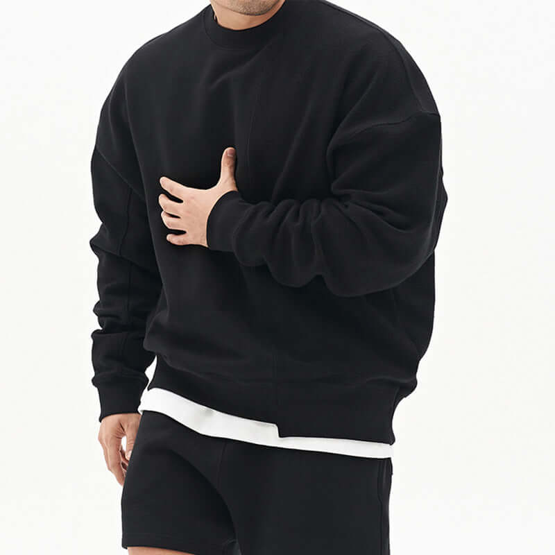 Pullover Round Neck Sweater Loose Men Clothes - Abysaz Kollectionz