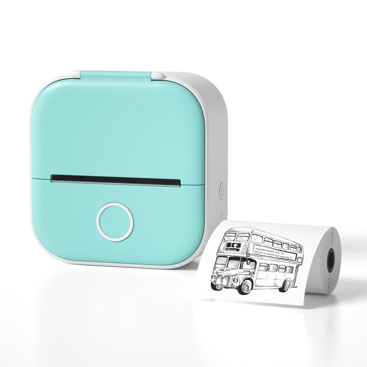 Portable Mini Thermal Label Printer Home Photo Printer Student Wrong Question Printer Bluetooth-compatible Mini Label Printer Price Tag Abysaz Kollectionz