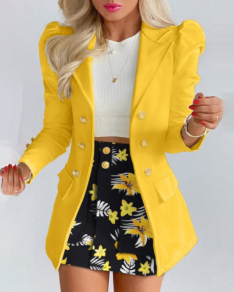 Fashion Solid Color Casual Suits Women's Abysaz Kollectionz