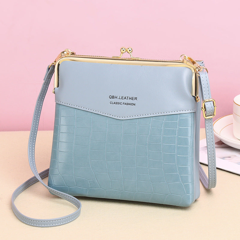 Lock Shoulder Bags Women Alligator Pattern Crossbody Phone Bag - Abysaz Kollectionz