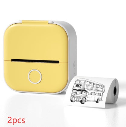 Portable Mini Thermal Label Printer Home Photo Printer Student Wrong Question Printer Bluetooth-compatible Mini Label Printer Price Tag Abysaz Kollectionz