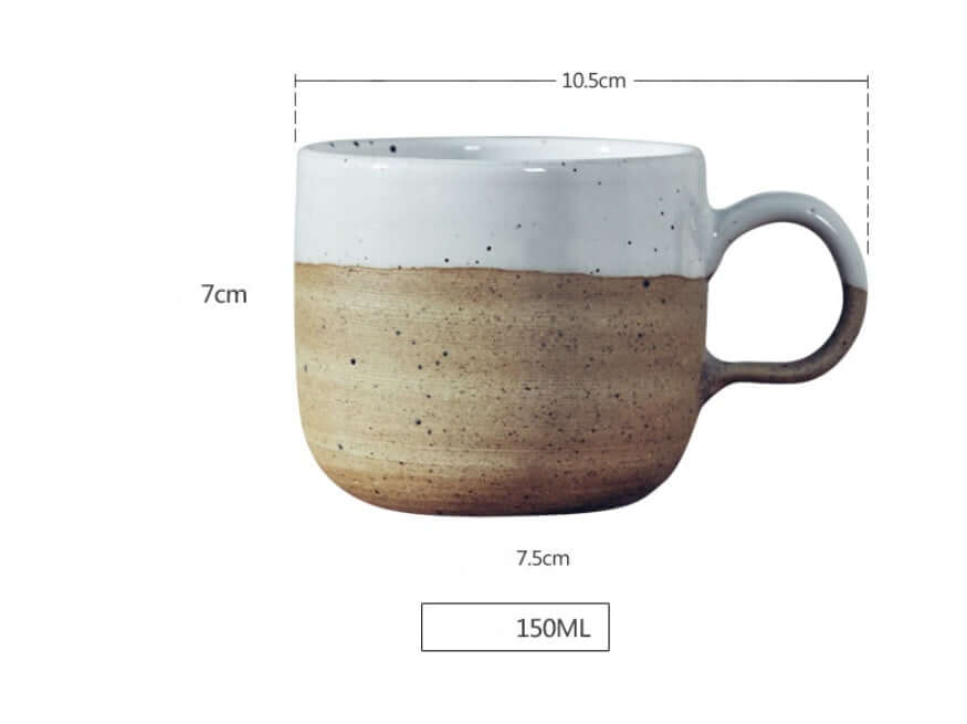 Nordic style stoneware coffee cup Abysaz Kollectionz