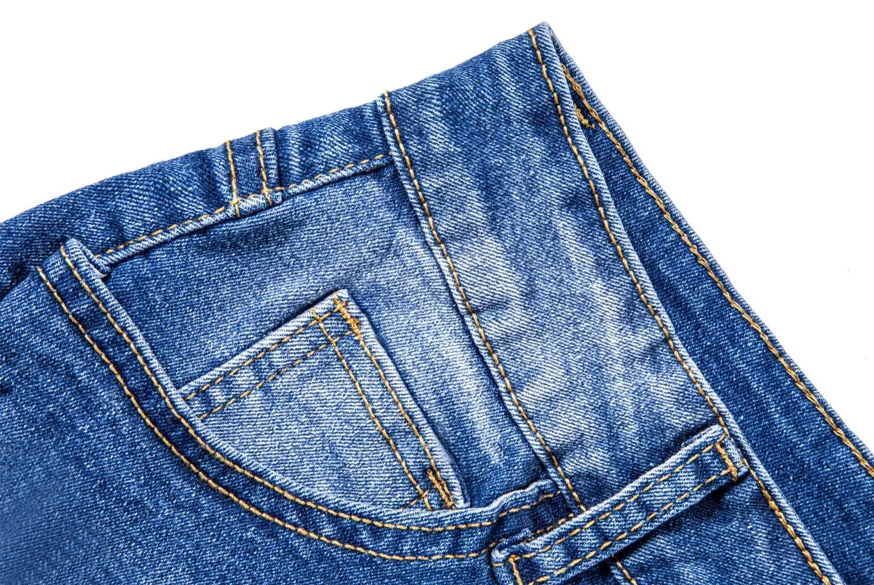 Women High Waist Ripped Denim Shorts