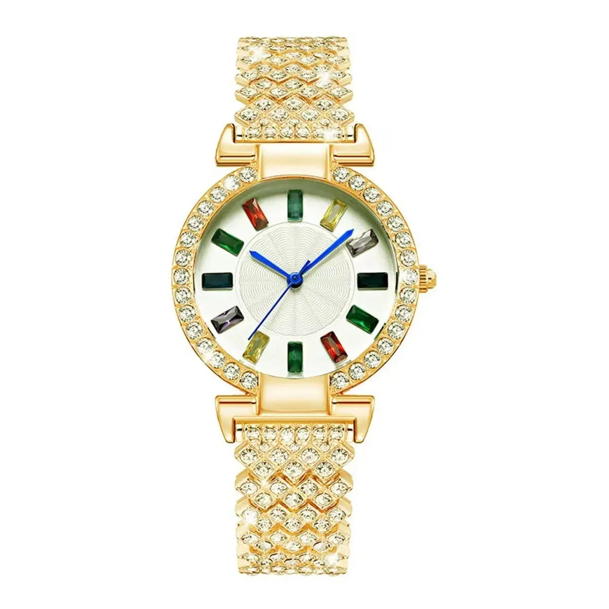 Full Diamond Quartz Bracelet Watch Fashion All-match Fashion Wrist Watch - Abysaz Kollectionz