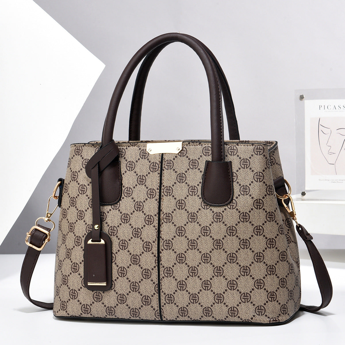 Women PU Leather Handbags Ladies Large Capacity Tote Bag Female Square Shoulder Bags New Fashion Crossbody Bags - Abysaz Kollectionz