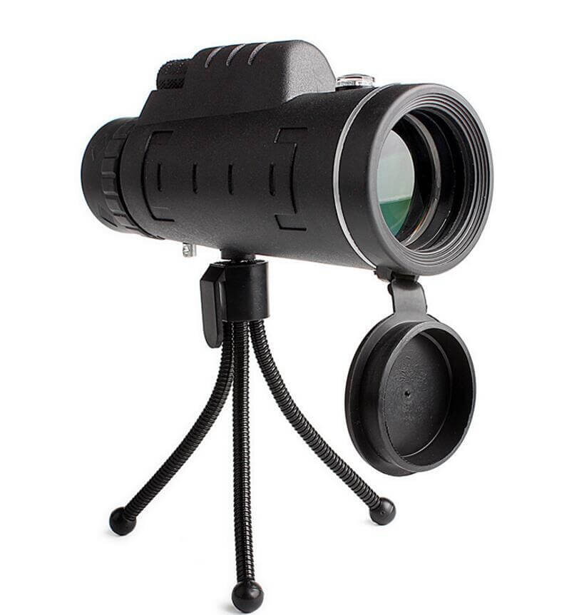 Abysaz Kollectionz Compatible with Apple, Monocular Telescope Zoom Scope with Compass Phone Clip Tripod - Abysaz Kollectionz