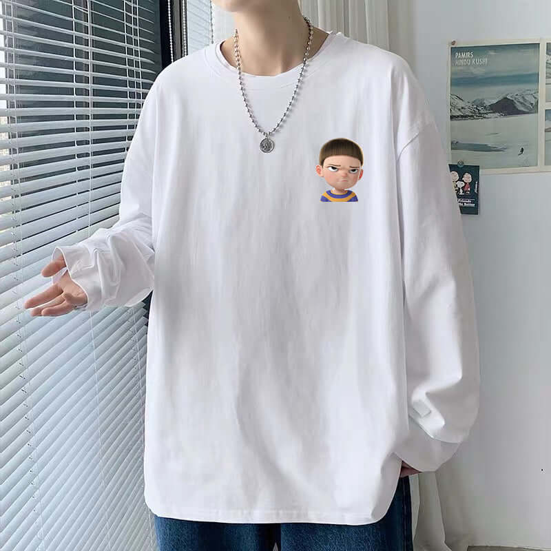 Loose Autumn Clothes Student Men Plus Size - Abysaz Kollectionz