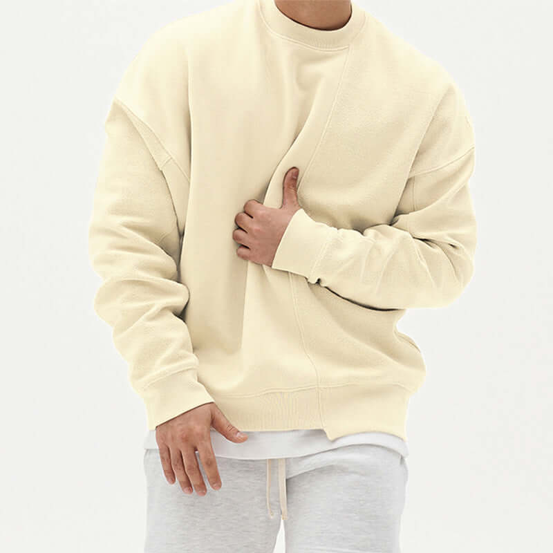 Pullover Round Neck Sweater Loose Men Clothes - Abysaz Kollectionz