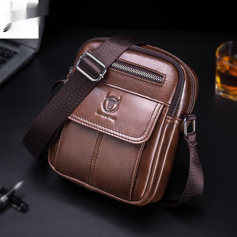 Leisure Mini Men's Leather Shoulder Crossbody Cash Bags - Abysaz Kollectionz