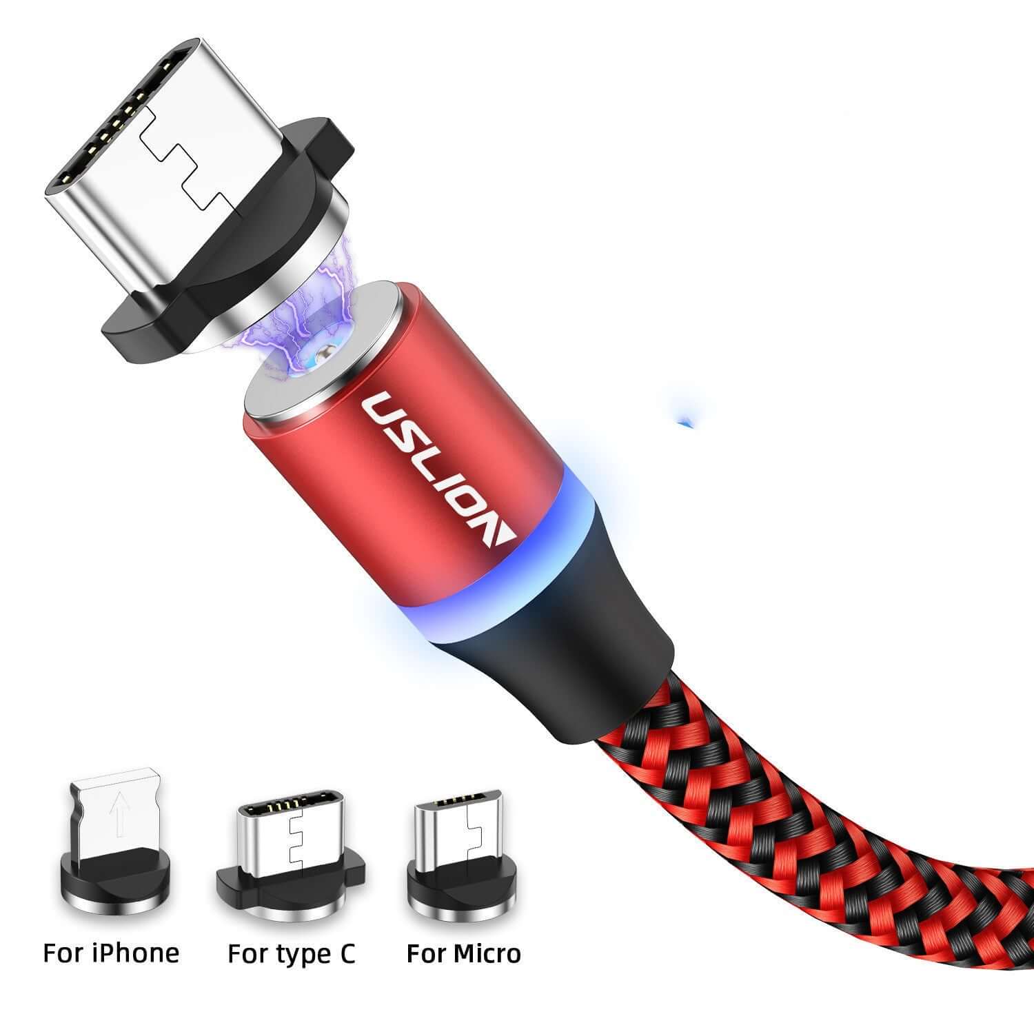 Magnetic USB Cable Fast Charging USB Type C Cable Magnet Charger Abysaz Kollectionz