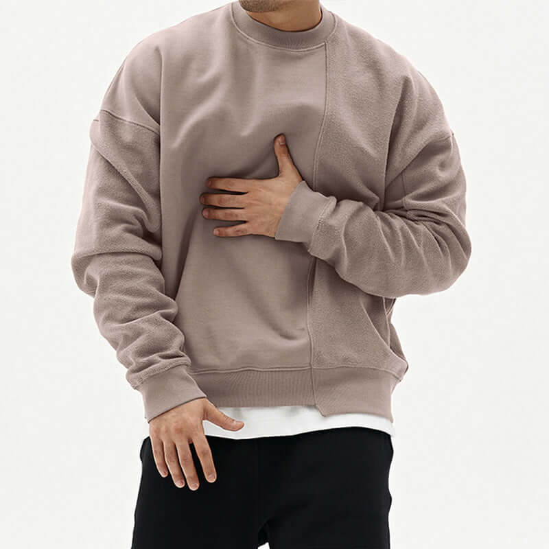 Pullover Round Neck Sweater Loose Men Clothes Abysaz Kollectionz