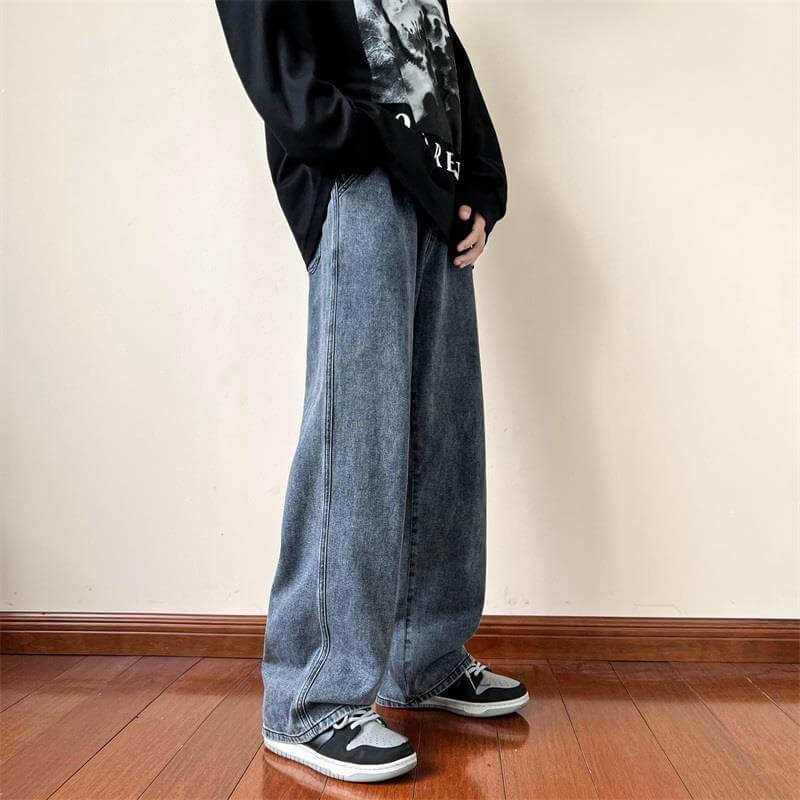Distressed Straight Jeans For Men - Abysaz Kollectionz