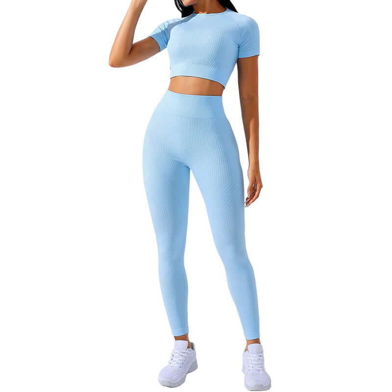 Yoga Clothes Suit Sports High Waist Workout Clothes Abysaz Kollectionz