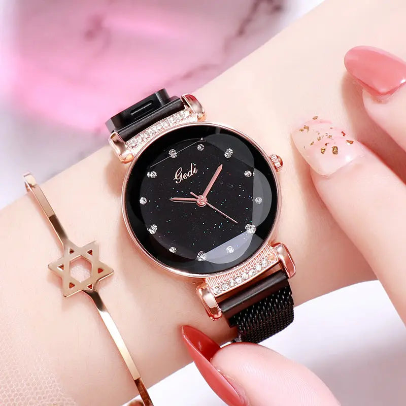 Women's Magnet Watch Fashion All-match Simple Wrist - Abysaz Kollectionz