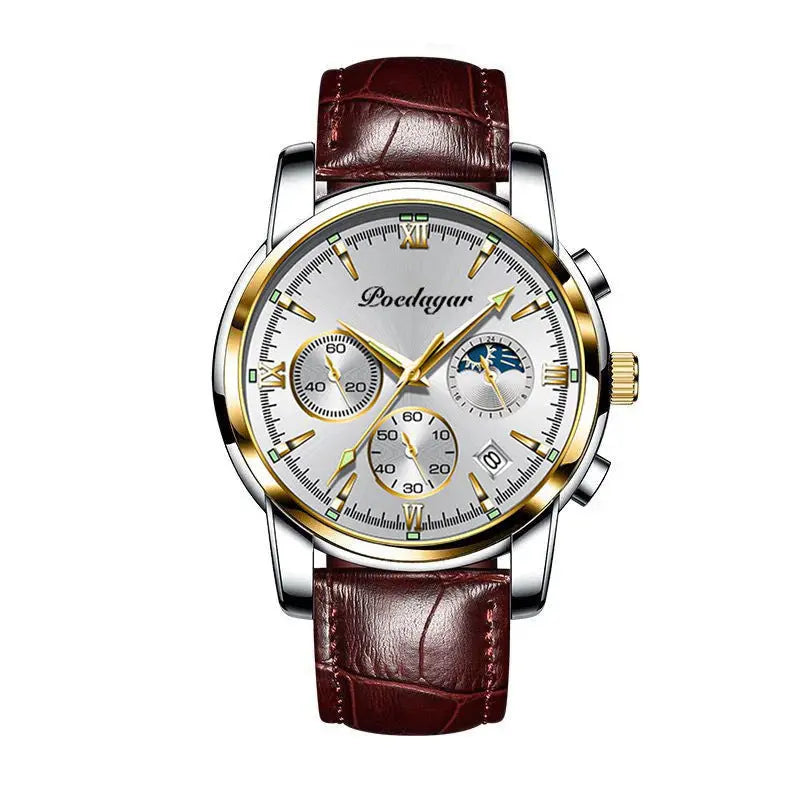 Multifunctional Men's Watch Luminous Waterproof Quartz Wrist Watch - Abysaz Kollectionz
