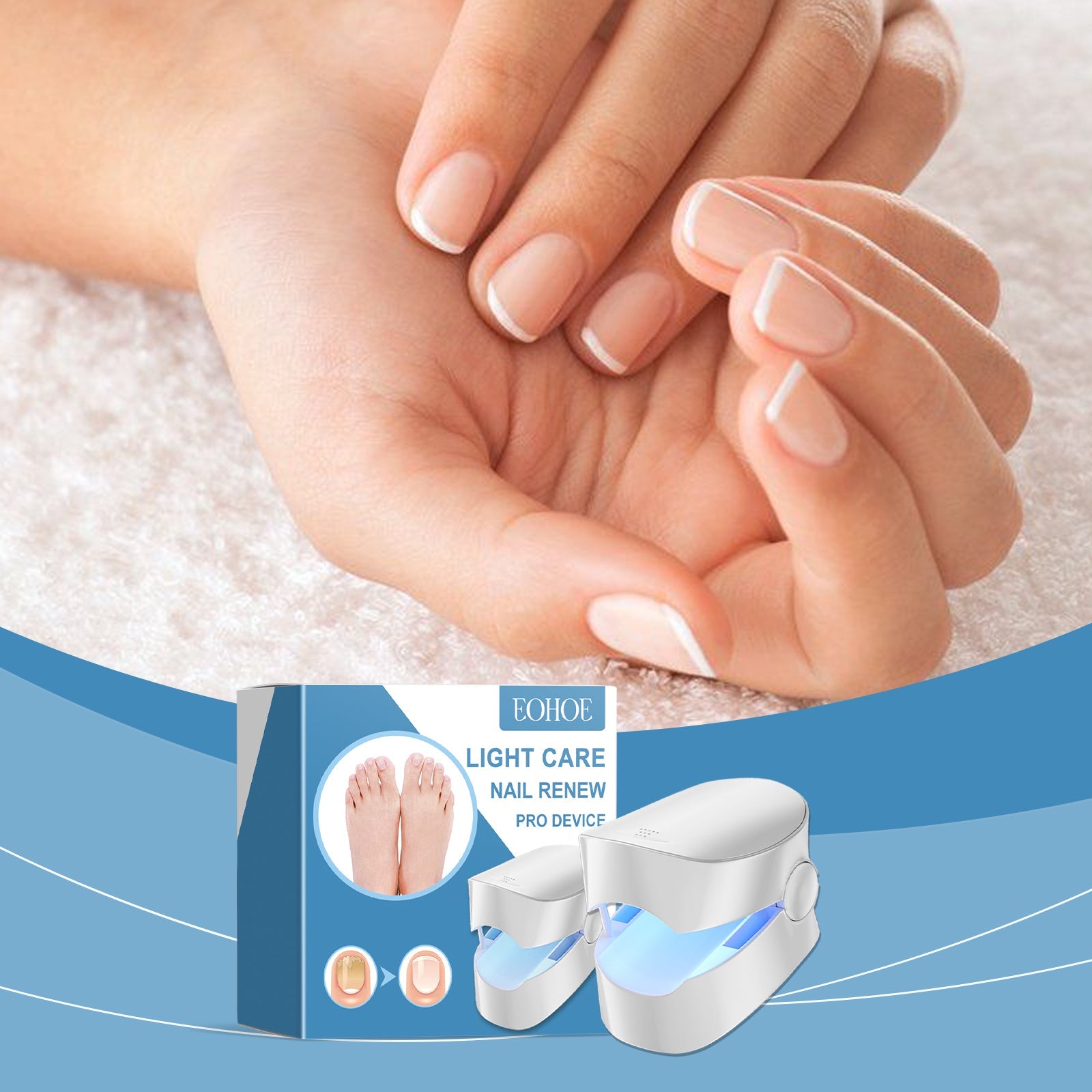 EOHOE Nail Repair Device Gentle Repair Of Nail Edge Rotten Nails, Nail Care, Cleaning And Polishing Nail Surface Care Device Abysaz Kollectionz