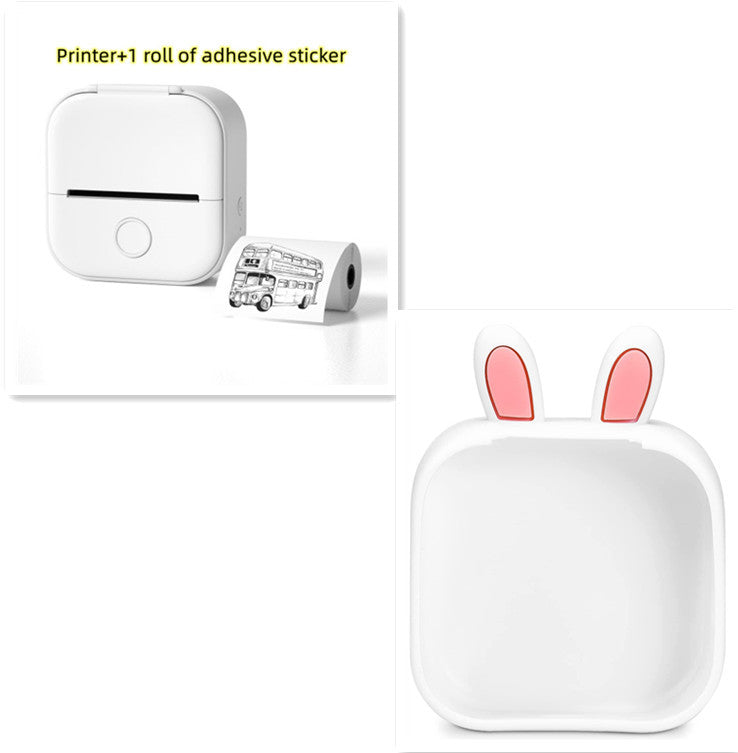 Portable Mini Thermal Label Printer Home Photo Printer Student Wrong Question Printer Bluetooth-compatible Mini Label Printer Price Tag Abysaz Kollectionz