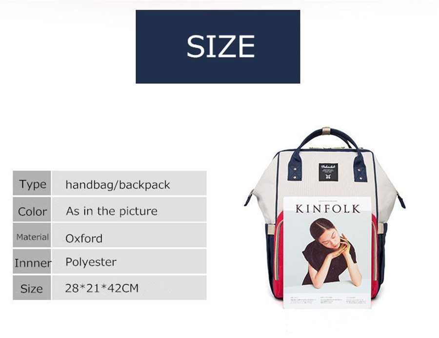 Mummy bag multi-function large capacity maternal and child package pregnant women bag mother backpack Abysaz Kollectionz