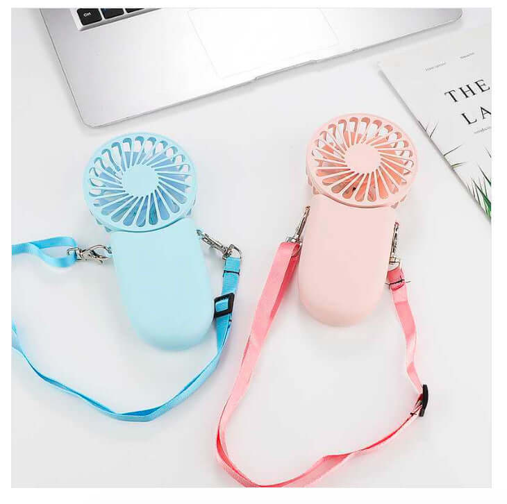 New Hanging Neck Foldable Small Electric Fan - Abysaz Kollectionz