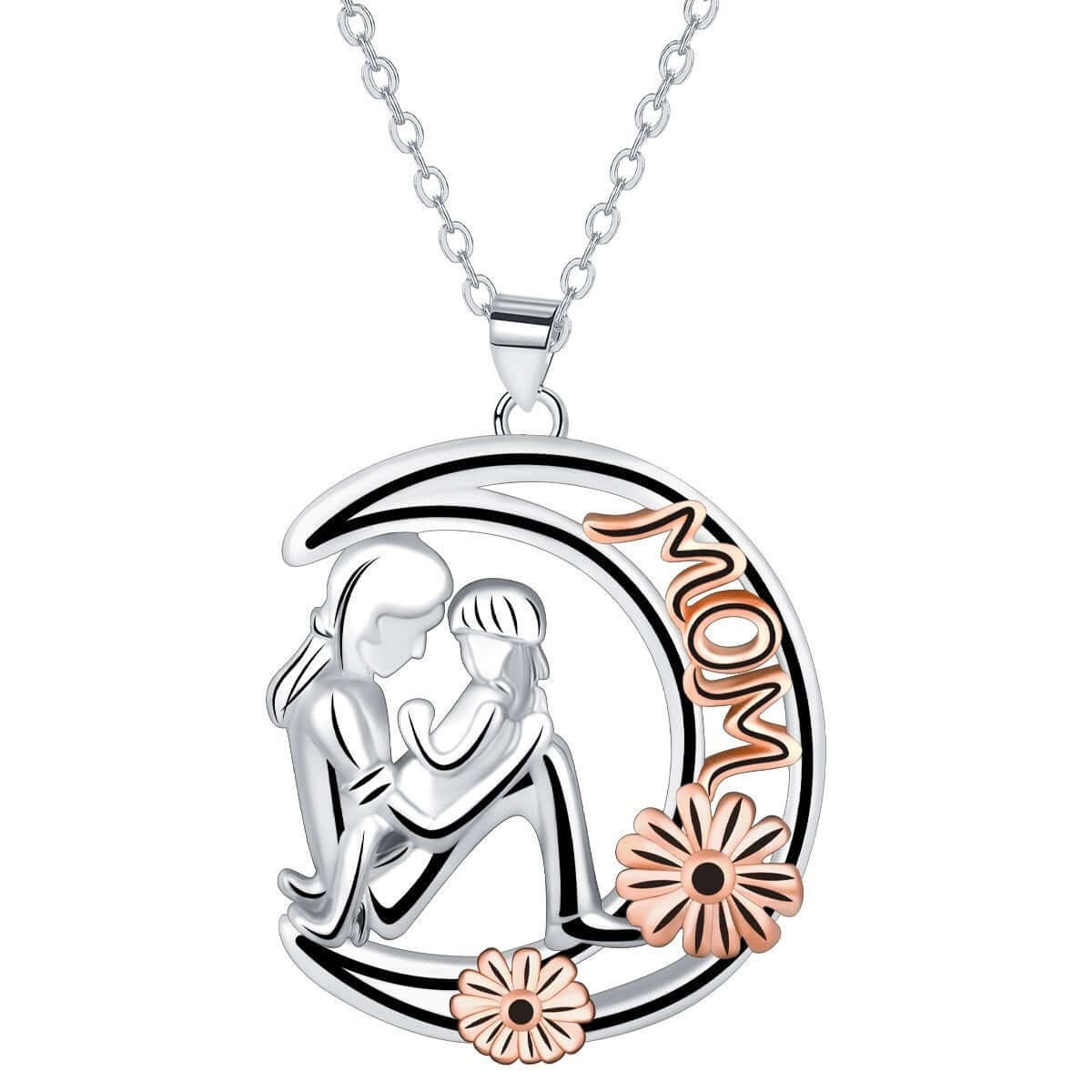 Moon Gentle Necklace High-grade Mom Accessories Jewellery - Abysaz Kollectionz