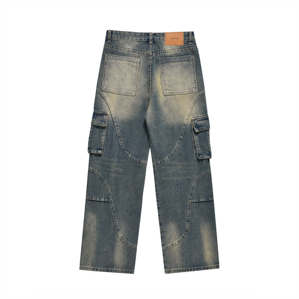 Fashion Work Clothes Pocket Jeans For Men Abysaz Kollectionz