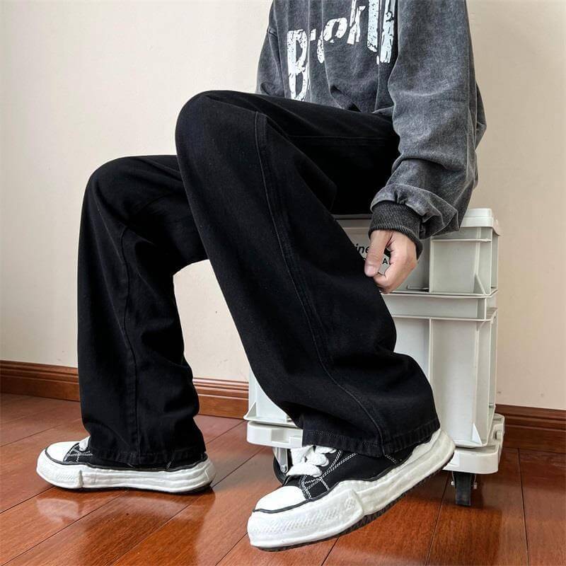 Distressed Straight Jeans For Men - Abysaz Kollectionz