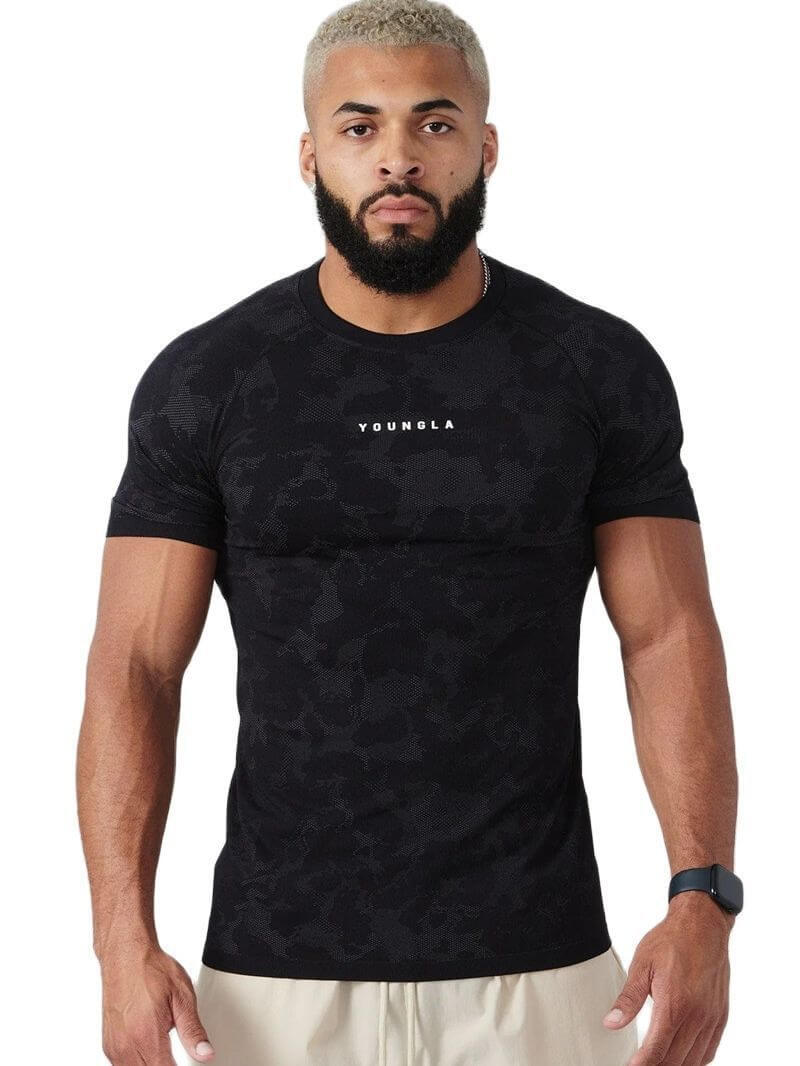 Workout Clothes Camouflage Sports T-shirt Men - Abysaz Kollectionz