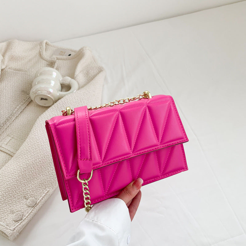 Small Square Bags Fashion Chain Crossbody Shoulder Bag - Abysaz Kollectionz