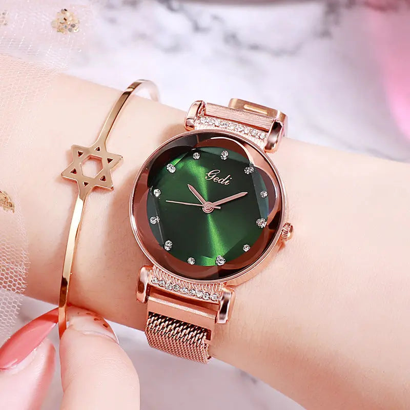 Women's Magnet Watch Fashion All-match Simple Wrist - Abysaz Kollectionz