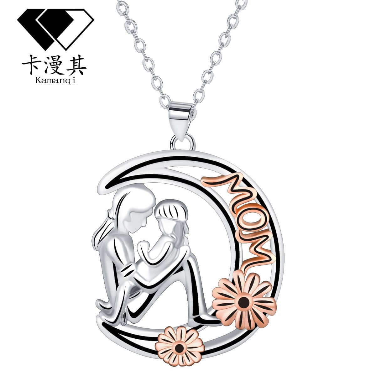 Moon Gentle Necklace High-grade Mom Accessories Jewellery - Abysaz Kollectionz