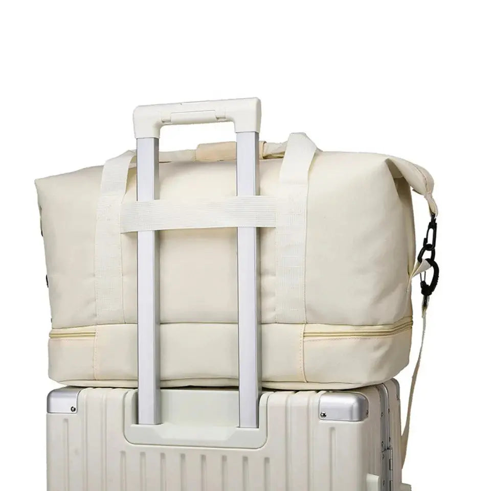 Fashion Men Women Large Capacity Travel Bag Large Capacity Men Sports Bag Waterproof Women Messenger Bag Wet and Dry - Abysaz Kollectionz