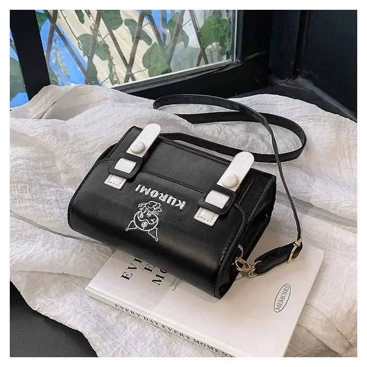 Sanrio Pu Square Bag Anime Shoulder Bags Kawaii Messenger Tote Cute Cartoon Backpacks My melody Cinnamorol Kuromi Fashion Bags - Abysaz Kollectionz