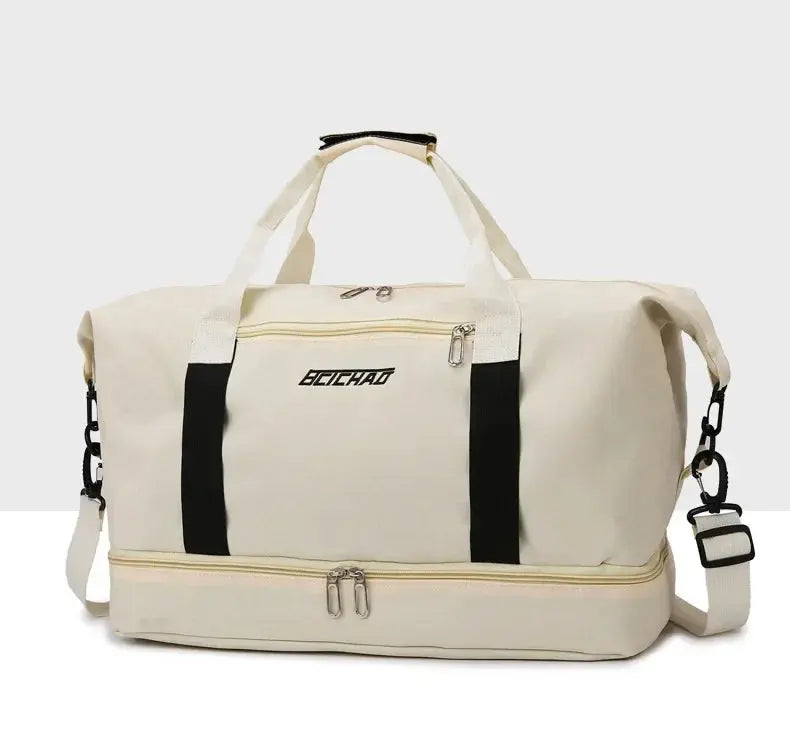 Fashion Men Women Large Capacity Travel Bag Large Capacity Men Sports Bag Waterproof Women Messenger Bag Wet and Dry - Abysaz Kollectionz
