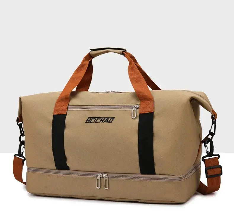 Fashion Men Women Large Capacity Travel Bag Large Capacity Men Sports Bag Waterproof Women Messenger Bag Wet and Dry - Abysaz Kollectionz
