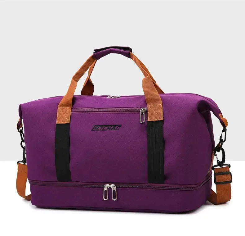 Fashion Men Women Large Capacity Travel Bag Large Capacity Men Sports Bag Waterproof Women Messenger Bag Wet and Dry - Abysaz Kollectionz