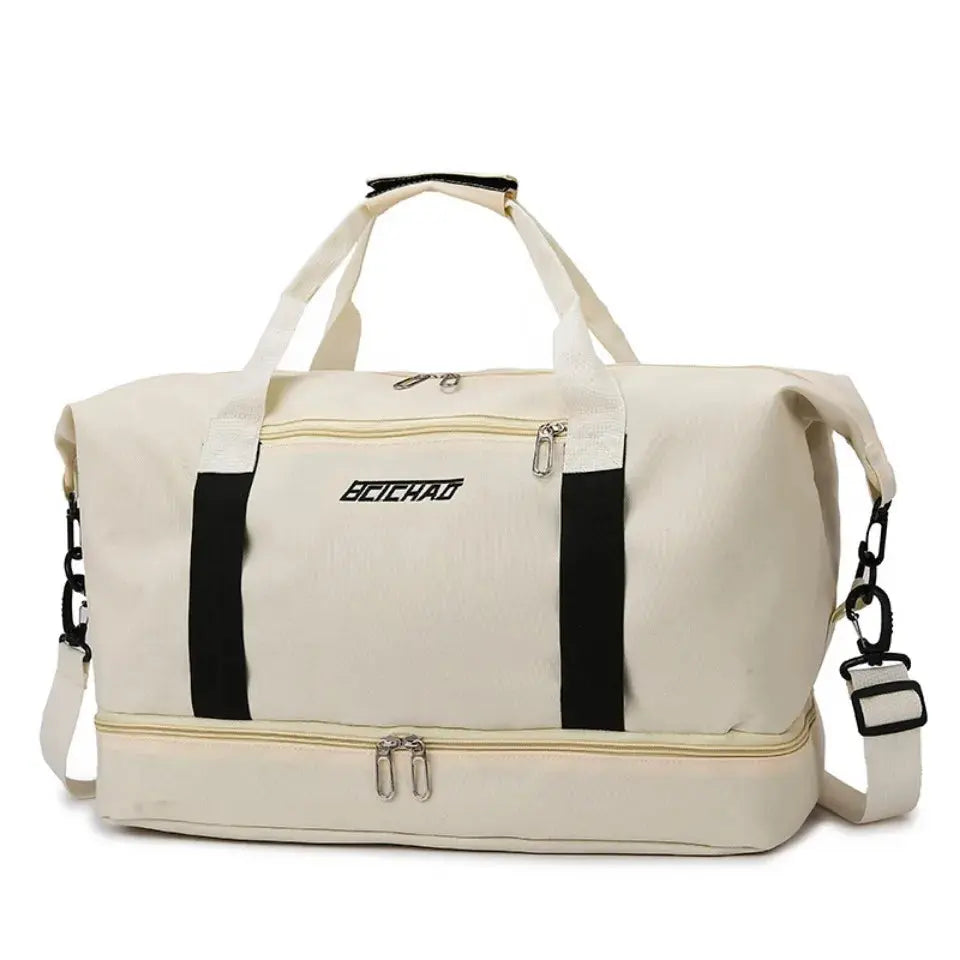 Fashion Men Women Large Capacity Travel Bag Large Capacity Men Sports Bag Waterproof Women Messenger Bag Wet and Dry - Abysaz Kollectionz