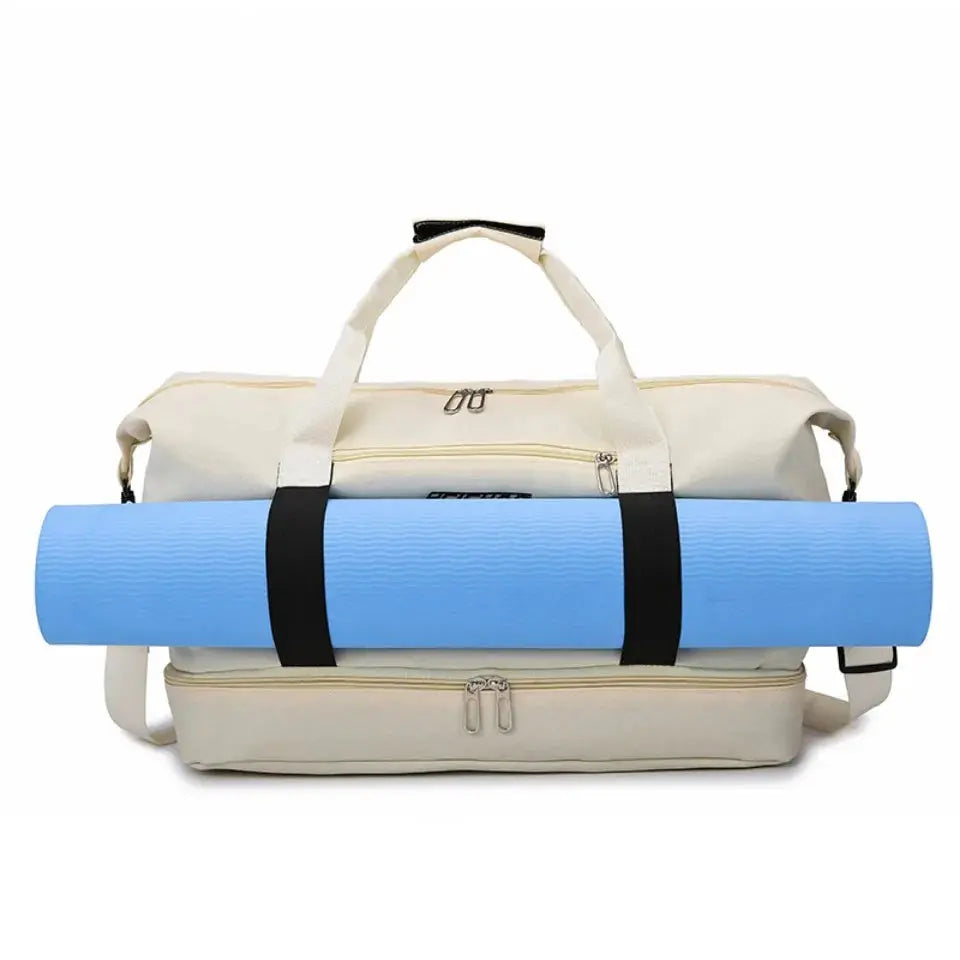Fashion Men Women Large Capacity Travel Bag Large Capacity Men Sports Bag Waterproof Women Messenger Bag Wet and Dry - Abysaz Kollectionz