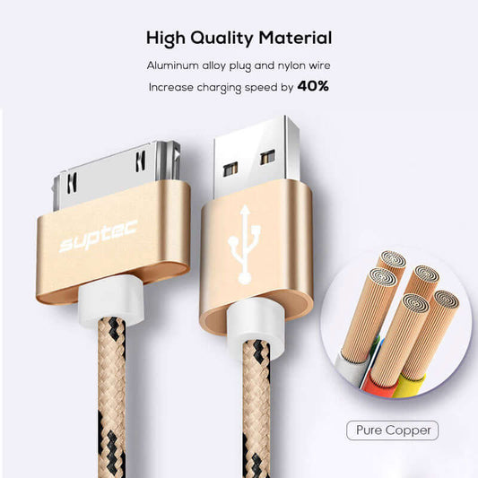 Charger Cable SUPTEC 30 Pin USB Cable Abysaz Kollectionz
