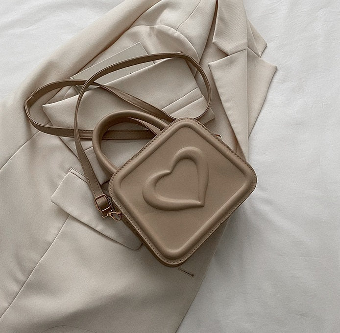Love Small Square Bag Casual Fashion Shoulder Crossbody Bags - Abysaz Kollectionz