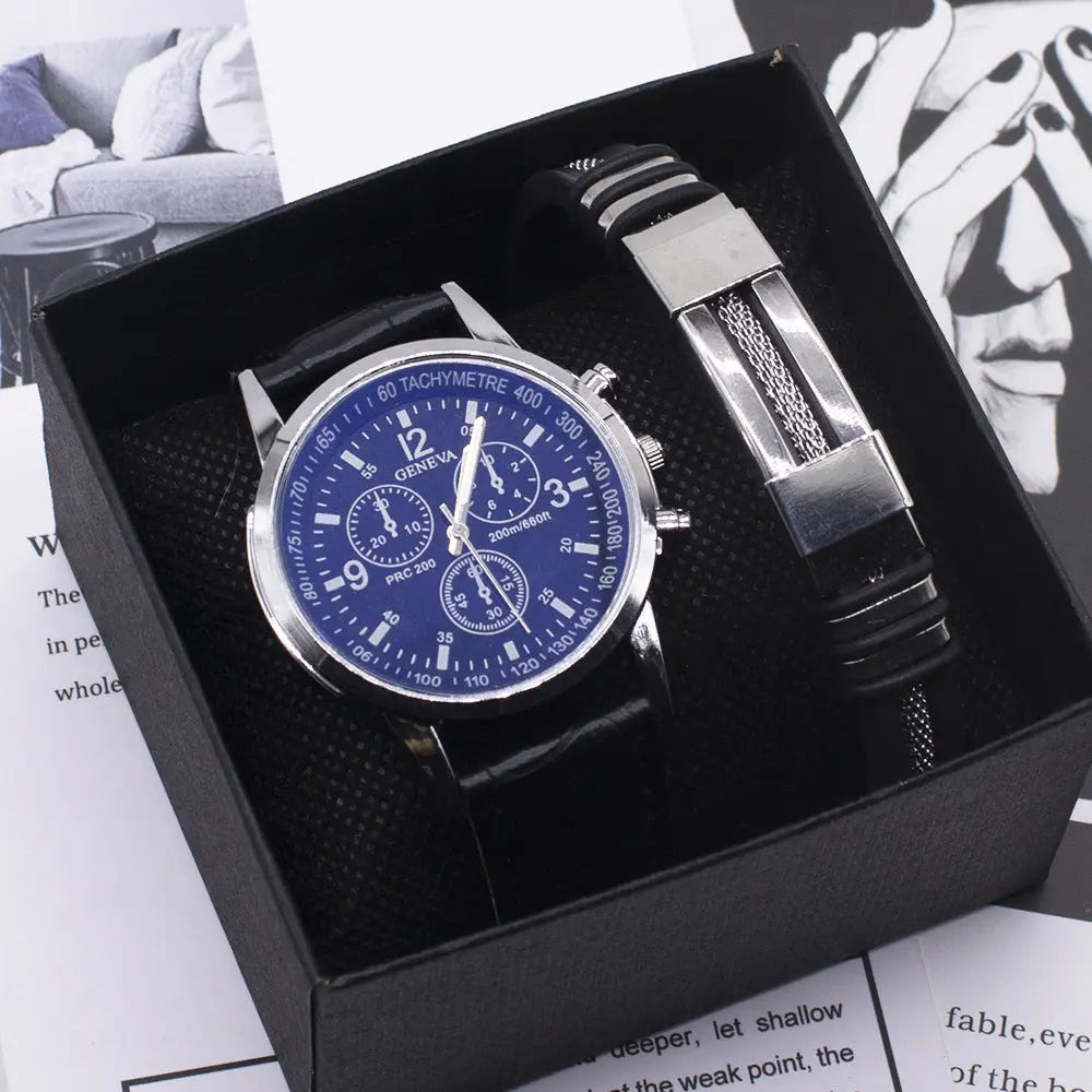 Blue Light Glass Wrist Watch Men New Watches - Abysaz Kollectionz