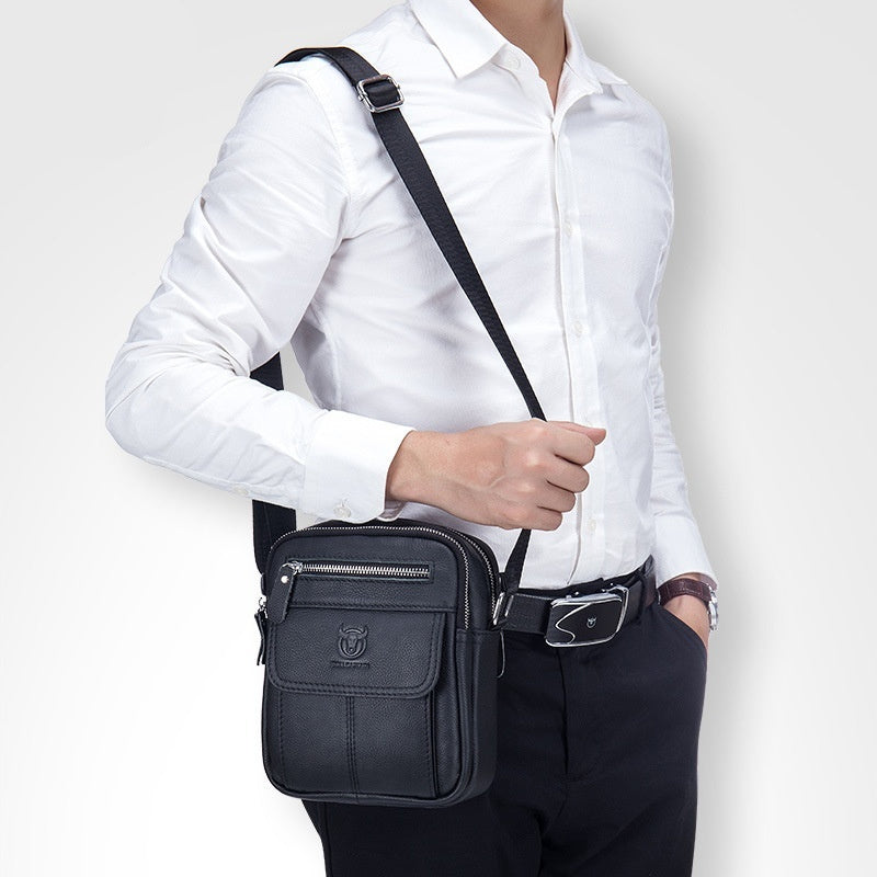Leisure Mini Men's Leather Shoulder Crossbody Cash Bags Abysaz Kollectionz