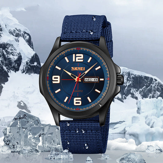 Classic Men's Watch Round Luminous Waterproof Quartz Wrist Watch Abysaz Kollectionz