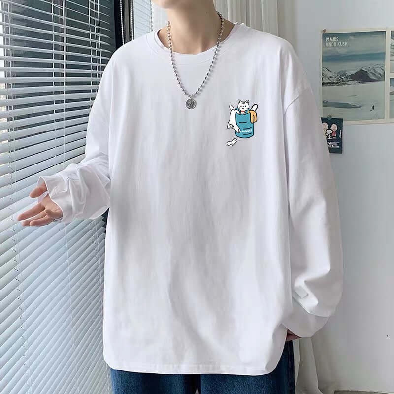 Loose Autumn Clothes Student Men Plus Size - Abysaz Kollectionz