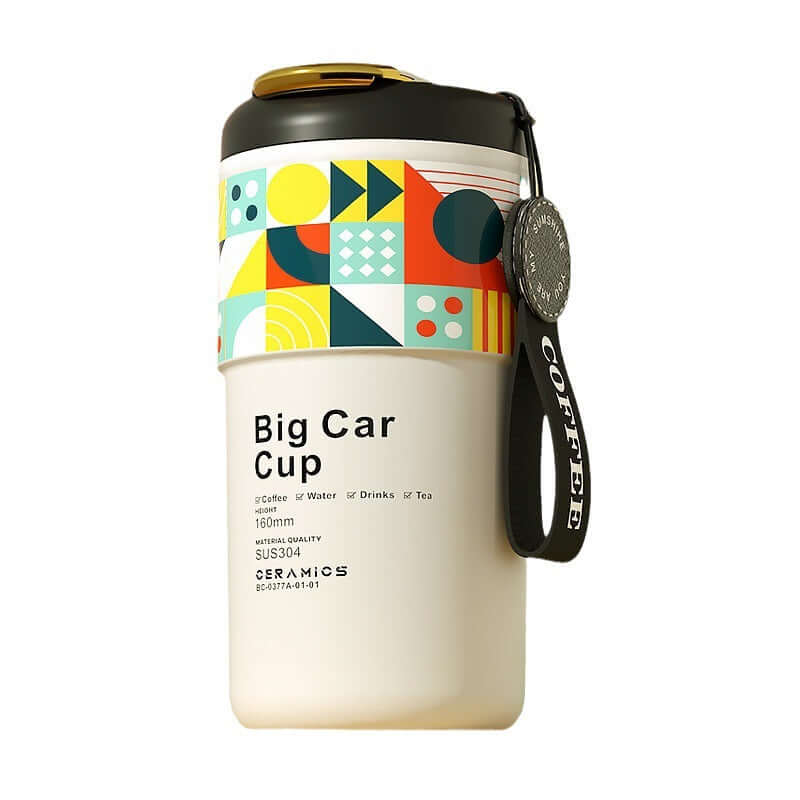 Creative Ceramic Inner Pot Intelligent Temperature Measuring Vacuum Cup - Abysaz Kollectionz