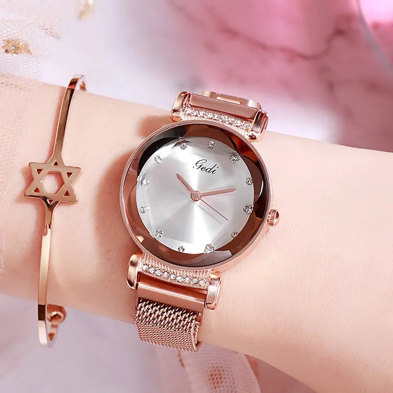 Women's Magnet Watch Fashion All-match Simple Wrist - Abysaz Kollectionz