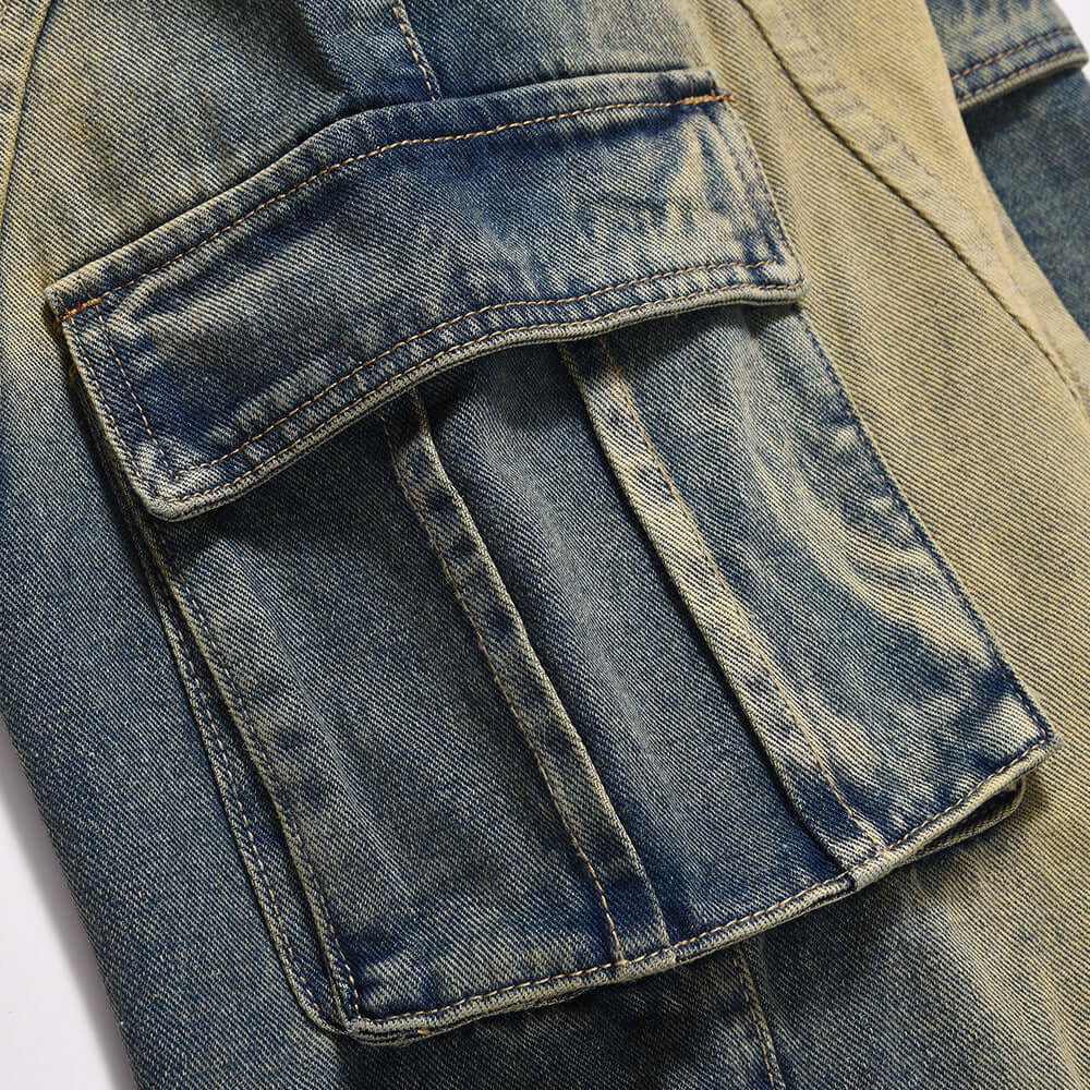 Fashion Work Clothes Pocket Jeans For Men Abysaz Kollectionz
