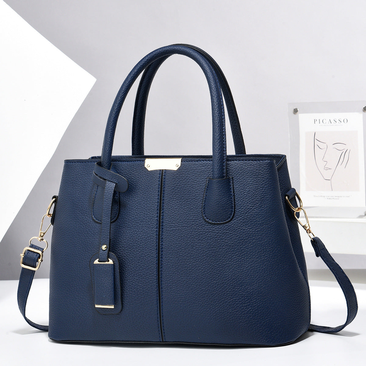 Women PU Leather Handbags Ladies Large Capacity Tote Bag Female Square Shoulder Bags New Fashion Crossbody Bags - Abysaz Kollectionz